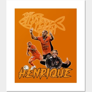 Brisbane Roar - Henrique - THE SLIPPERY FISH Posters and Art